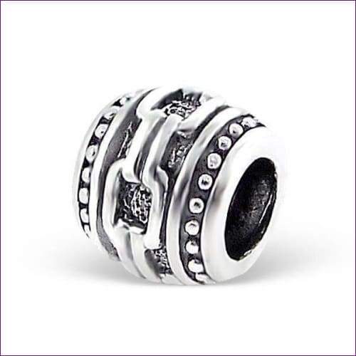 Chain Charm - Fashion Silver London - Chain Charm - silver ball bracelet - silver charm bracelet