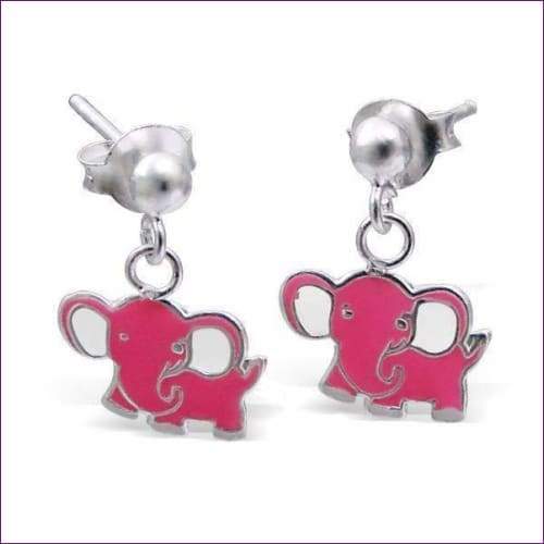 Elephant Earrings - Fashion Silver London - children earrings - elephant earrings -