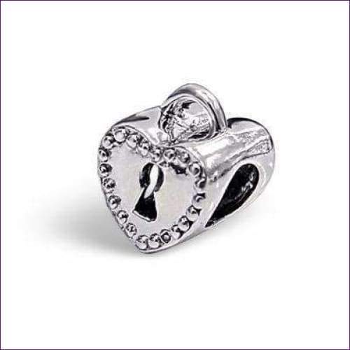 Heart Charm for Bracelet - Fashion Silver London - silver charm bracelet - Silver Heart Charm - Sterling Silver Charm Bracelet