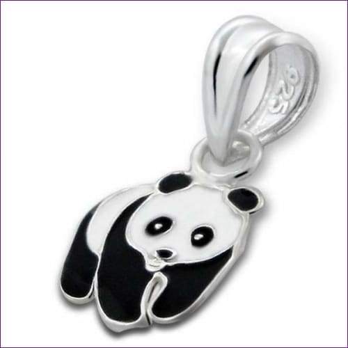 Panda Pendant - Fashion Silver London - Bear silver pendant - Children Pendant - Panda pendant