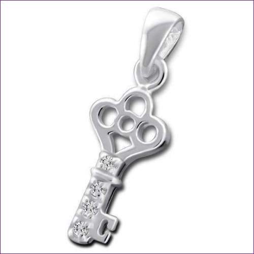 Silver Key Pendant - Fashion Silver London - Silver Key Pendant - Silver pendant -