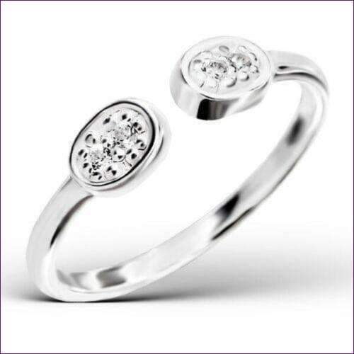 Adjustable Silver Ring - Fashion Silver London - Adjustable Silver Ring - blacky - Silver ring