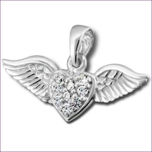 Angel Wing Pendant - Fashion Silver London - Angel Wing Pendant - best selling - blacky
