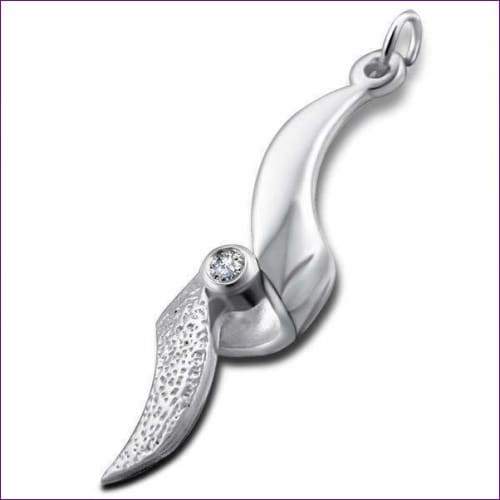 Bow Pendant Silver - Fashion Silver London - Bow Pendant Silver - Bow silver pendant - Silver pendant