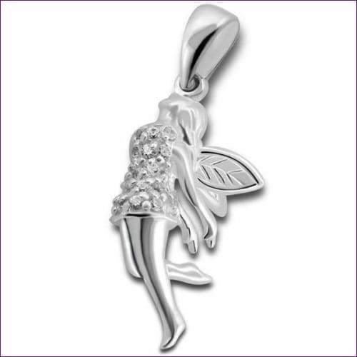 Silver Fairy Pendant - Fashion Silver London - Fairy Pendant - Silver Fairy Pendant - Silver pendant