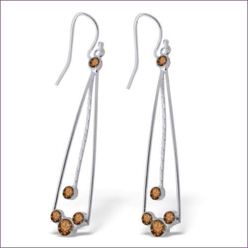 Fashionista Earrings Party - Fashion Silver London - fashion crystal earrings - fashion earrings - Fashionista