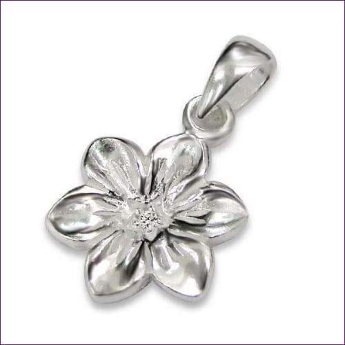 Flower 925 sterling silver pendant - Fashion Silver London - flower silver pendant - Silver pendant -