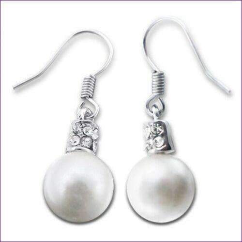 Freshwater Pearl Earrings - Fashion Silver London - fashion crystal earrings - Fashion earrings - Pearl earrings