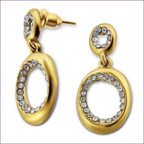 Graceful Round Fashion Earrings - Fashion Silver London - fashion crystal earrings - fashion earrings - round fashion earrings