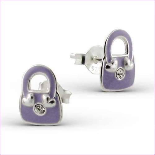 Handbag Earrings - Fashion Silver London - CE - children earrings - handbag earrings