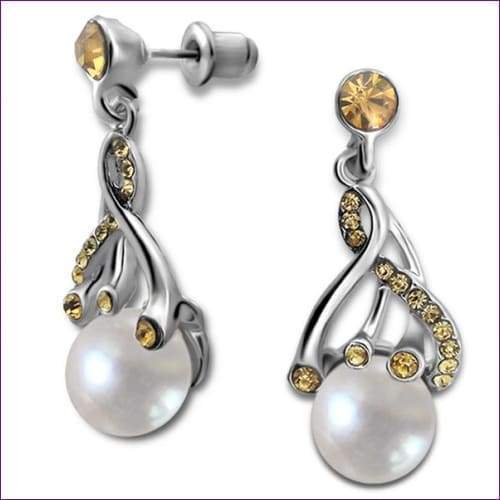 Long Fashion Pearl Earrings - Fashion Silver London - fashion crystal earrings - fashion earrings - fashionista