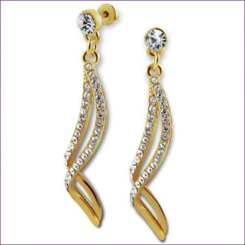 Long Trendy Earrings - Fashion Silver London - fashion crystal earrings - fashion earrings -