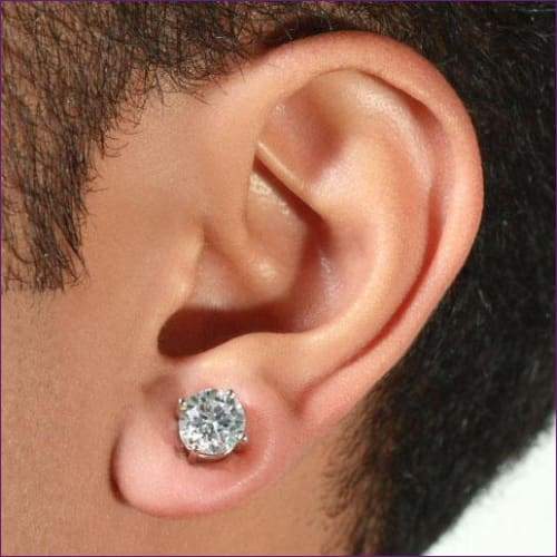 Magnetic Ear Stud - Fashion Silver London - fashion crystal earrings - fashion earrings -