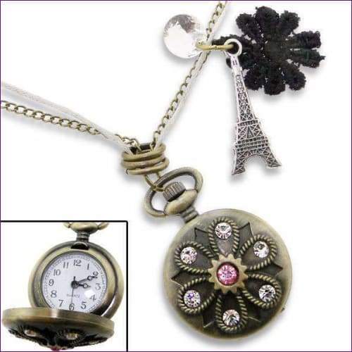 Pocket Watches with Chain - Fashion Silver London - Pocket watches - Pocket Watches with Chain - silver necklace for women
