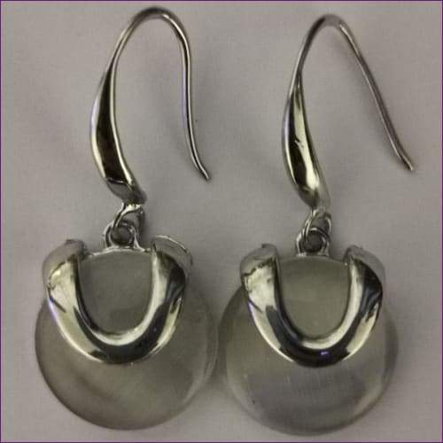 Round Fashion Earrings - Fashion Silver London - fashion crystal earrings - fashion earrings -
