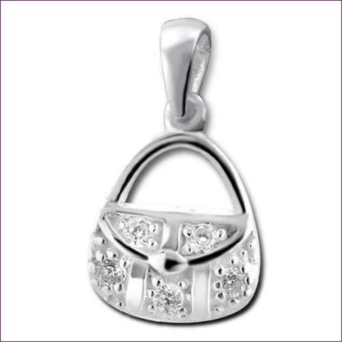 Silver Handbag Pendant - Fashion Silver London - Handbag silver pendant - Silver pendant -
