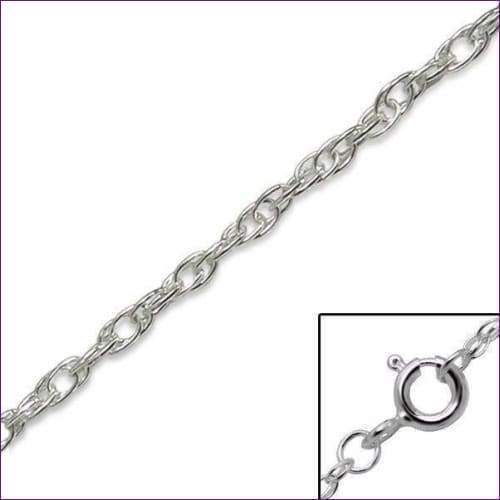 Simple Silver Necklace - Fashion Silver London - 925 Silver Chain - blacky - silver 925 necklace