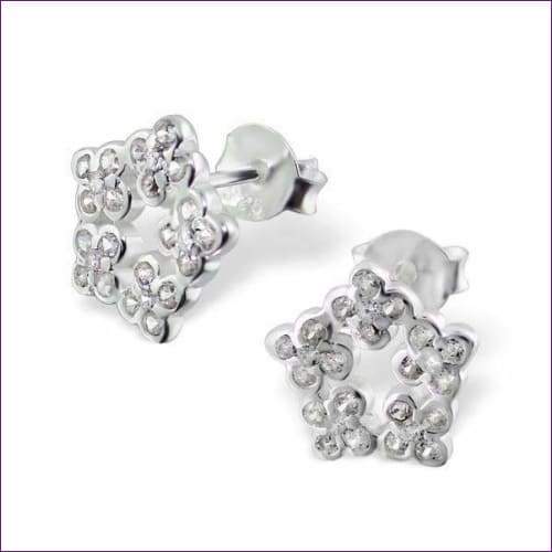 Star Sterling Silver Earrings - Fashion Silver London - Silver earrings - star earrings -
