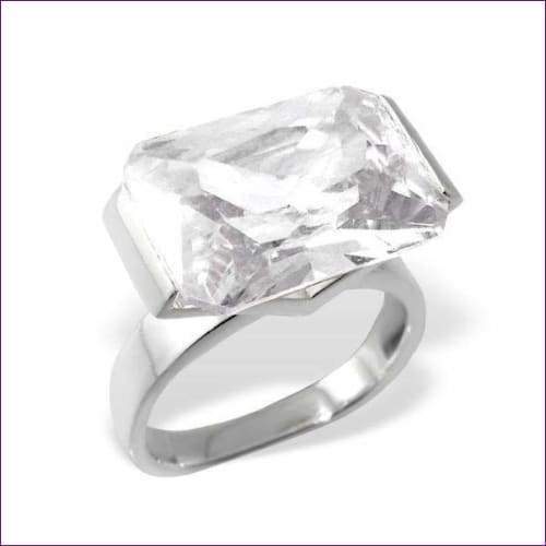 Swarovski Crystal Rings - Fashion Silver London - Newest - Silver ring - Sterling Silver Fashion Rings