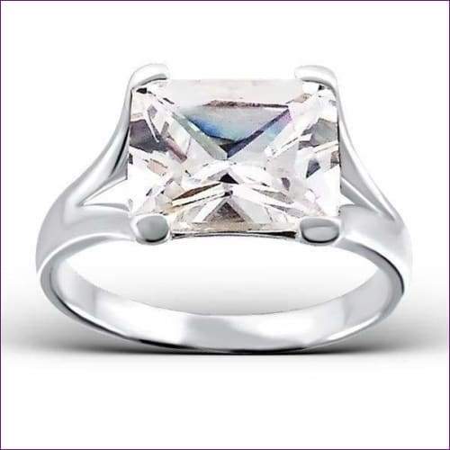 Swarovski Engagement Ring - Fashion Silver London - Silver ring - Sterling Silver Fashion Rings - Sterling Silver Rings